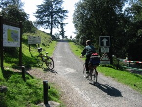 Beginn der Route de Lubron