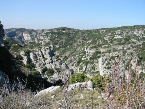 Landschaft am Lubron